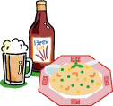 ビールと中華料理